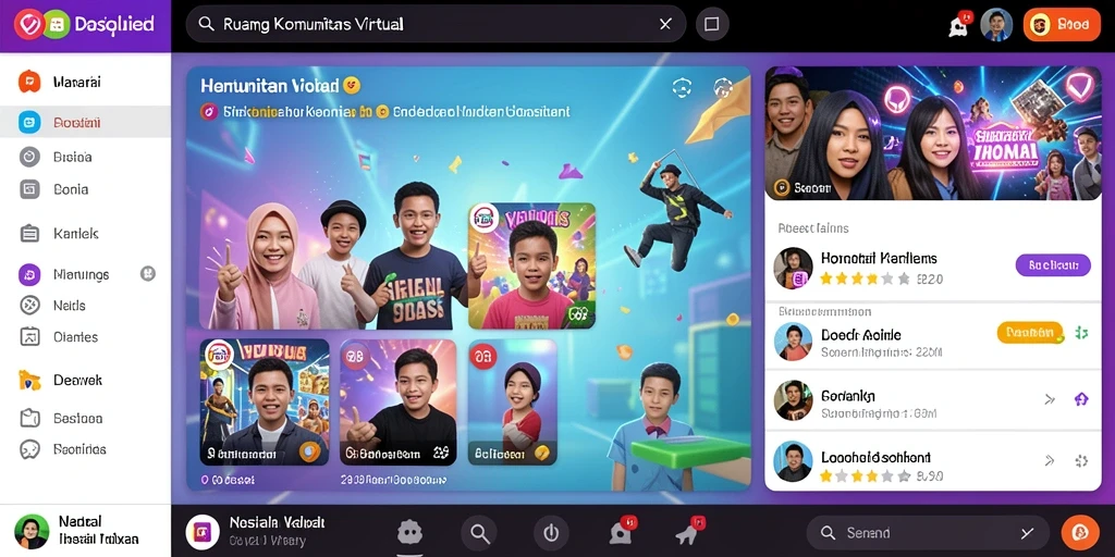 Tampilan antarmuka yang user-friendly dan menarik.