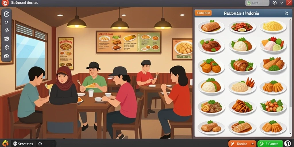 Tampilan antarmuka yang modern dan menarik.