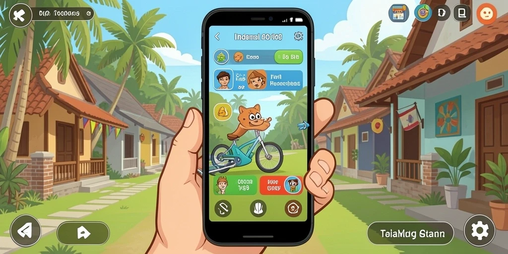 Tangkapan layar pertama menunjukkan aksi seru dalam bermain 9SL.