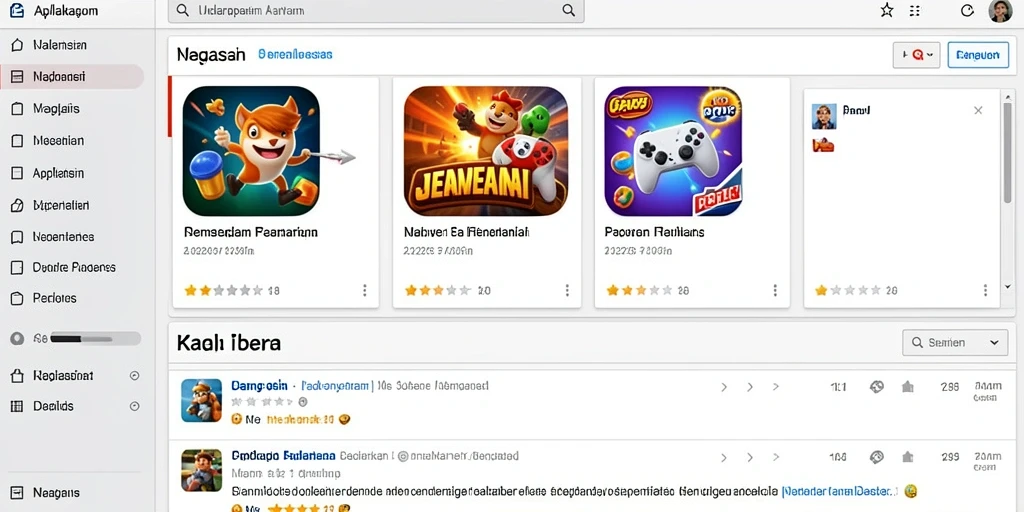 Tampilan antarmuka yang menarik dan user-friendly.