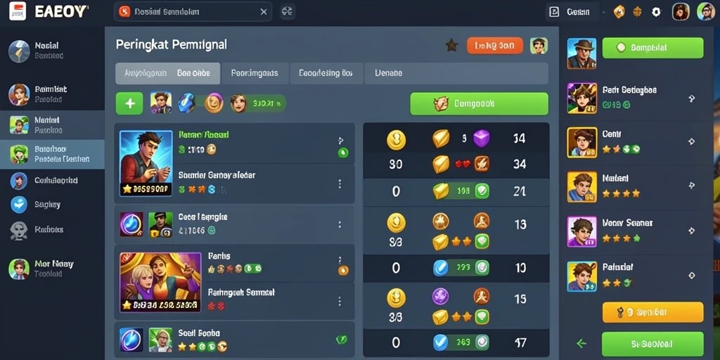 Tampilan utama COIN303 dengan menu navigasi yang mudah.