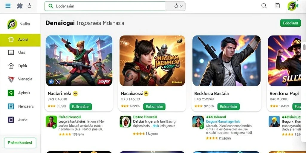 Tampilan antarmuka yang modern dan menarik.