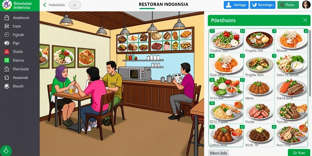 Tampilan antarmuka yang user-friendly.
