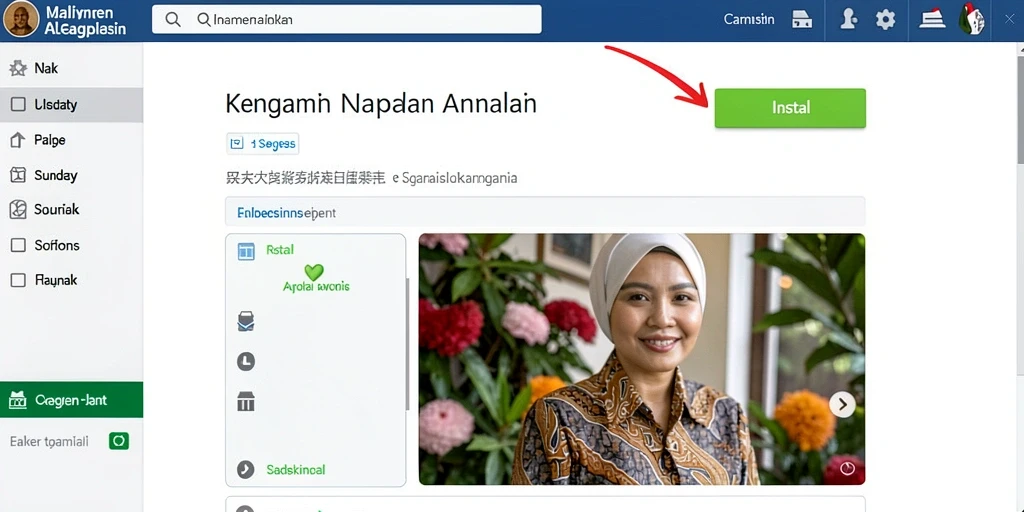 Tampilan antarmuka yang modern dan menarik.