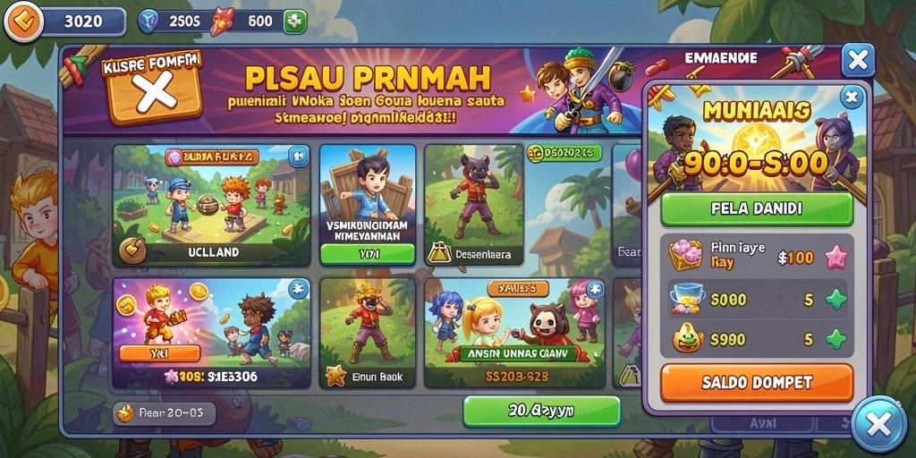Tampilan antarmuka yang modern dan menarik.