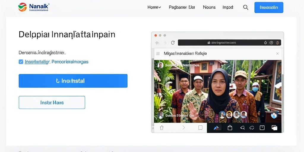 Tampilan menarik dengan navigasi yang mudah.