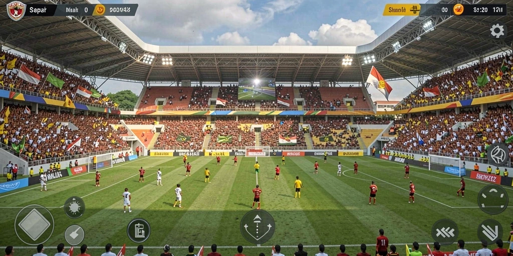 Tampilan karakter yang mendetail dan menawan.