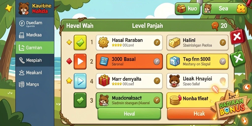 Tampilan antarmuka yang menarik dan user-friendly.