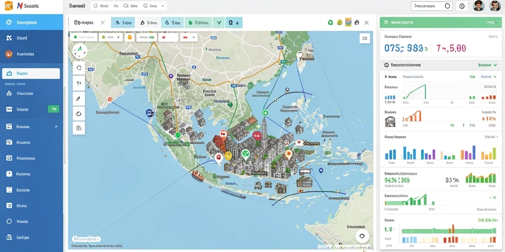 Tampilan antarmuka utama WATITOTO dengan berbagai tantangan.