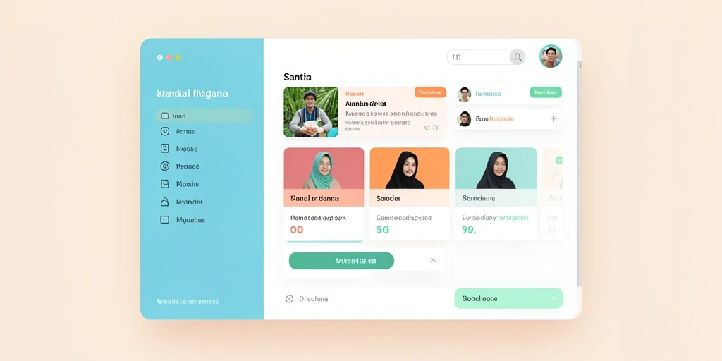Tampilan antarmuka yang intuitif dan user-friendly.